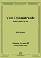 Vom Donaustrande,Polka schnell,Op.356,for Orchestra Orchestra sheet music cover